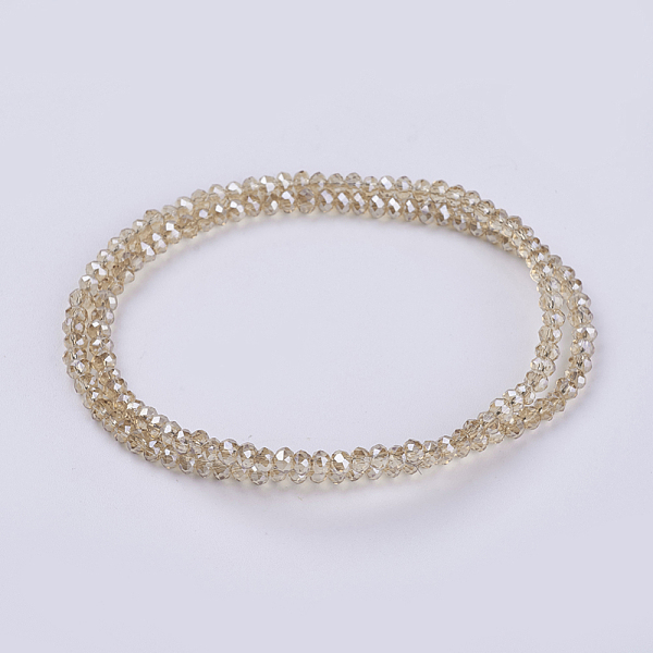 PandaHall Electroplate Glass Beads Strands, Pearl Luster Plated, Faceted, Rondelle, Goldenrod, 3~3.5x2~2.5mm, Hole: 0.8mm, about..., Gold
PandaHall Electroplate Glass Beads Strands, Pearl Luster Plated, Faceted, Rondelle, Goldenrod, 3~3.5x2~2.5mm, Hole: 0.8mm, about..., Gold