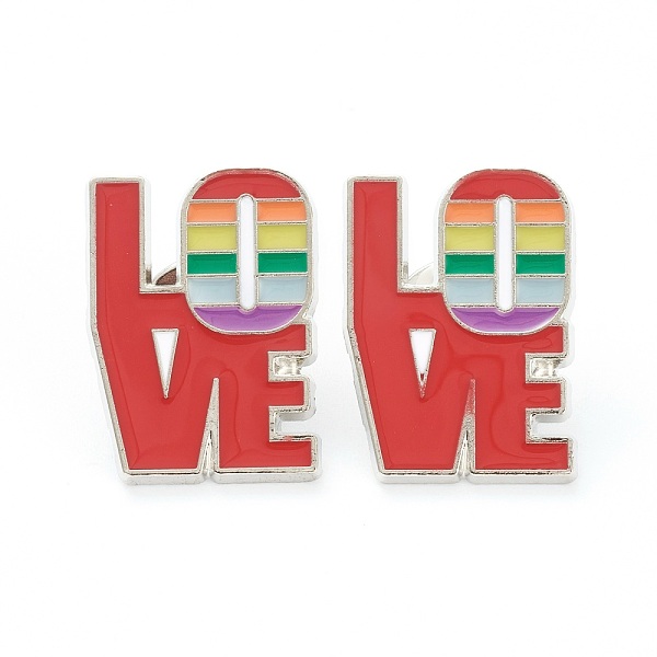 PandaHall Alloy Enamel Brooches, Enamel Pin, with Butterfly Clutches, Rainbow Word Love, Platinum, Colorful, 25.5x18.5x10mm Alloy+Enamel...
PandaHall Alloy Enamel Brooches, Enamel Pin, with Butterfly Clutches, Rainbow Word Love, Platinum, Colorful, 25.5x18.5x10mm Alloy+Enamel...