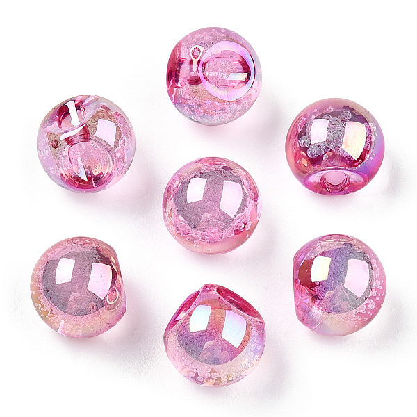 PandaHall UV Plating Rainbow Iridescent Acrylic Beads, Round, Top Drilled, Hot Pink, 20x20x20mm, Hole: 3mm Acrylic Round
PandaHall UV Plating Rainbow Iridescent Acrylic Beads, Round, Top Drilled, Hot Pink, 20x20x20mm, Hole: 3mm Acrylic Round
