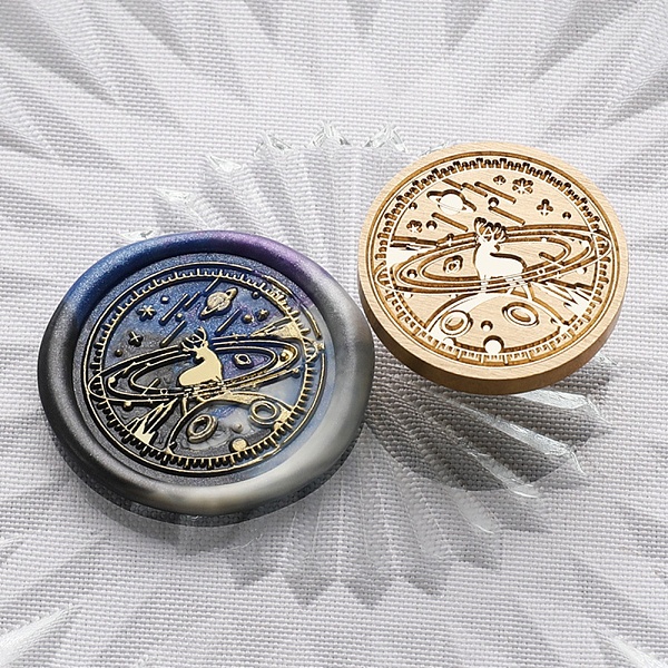 PandaHall Golden Plated Brass Wax Sealing Stamp Head, for Post Decoration DIY Card Making, Deer, 30x14.5mm, Hole: 7mm Brass Deer
PandaHall Golden Plated Brass Wax Sealing Stamp Head, for Post Decoration DIY Card Making, Deer, 30x14.5mm, Hole: 7mm Brass Deer