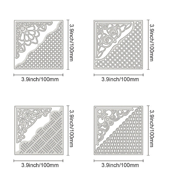 PandaHall GLOBLELAND Carbon Steel Cutting Dies Stencils, for DIY Scrapbooking/Photo Album, Decorative Embossing DIY Paper Card, Rectangle...
PandaHall GLOBLELAND Carbon Steel Cutting Dies Stencils, for DIY Scrapbooking/Photo Album, Decorative Embossing DIY Paper Card, Rectangle...