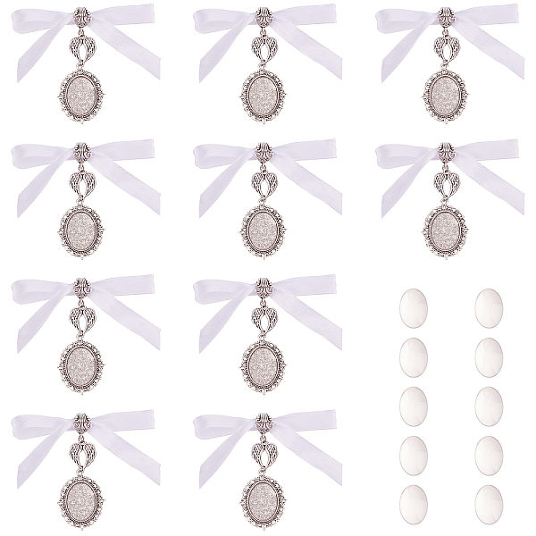 PandaHall SUPERFINDINGS 10 Pcs Wedding Bouquet Pendant 80mm Ribbon Oval Glass Charm Alloy Glass Cabochons Pendant for DIY Jewelry Making..., White
PandaHall SUPERFINDINGS 10 Pcs Wedding Bouquet Pendant 80mm Ribbon Oval Glass Charm Alloy Glass Cabochons Pendant for DIY Jewelry Making..., White