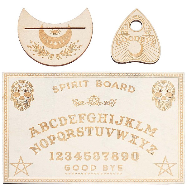 PandaHall Wooden Witch Craft Sets, including Moon Shape Tarot Card Stand Holder, Rectangle Pendulum Board, Heart Shape Crystal Ball Stand..., Orange
PandaHall Wooden Witch Craft Sets, including Moon Shape Tarot Card Stand Holder, Rectangle Pendulum Board, Heart Shape Crystal Ball Stand..., Orange