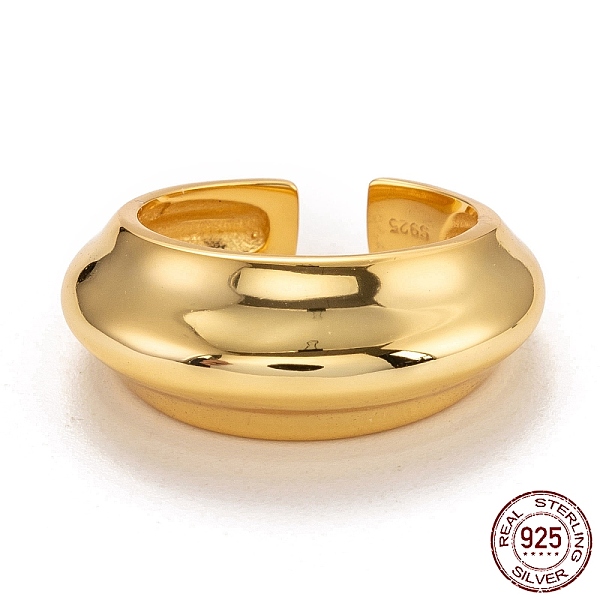 PandaHall 925 Sterling Silver Cuff Rings, Open Rings, Golden, Inner Diameter: 17mm Sterling Silver
PandaHall 925 Sterling Silver Cuff Rings, Open Rings, Golden, Inner Diameter: 17mm Sterling Silver