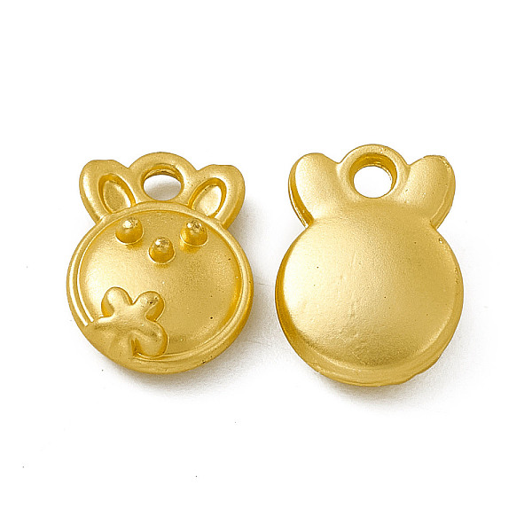 PandaHall Rack Plating Alloy Pendants, Cadmium Free & Nickel Free & Lead Free, Rabbit Charm, Matte Gold Color, 13.5x10x4.5mm, Hole: 1.9mm...
PandaHall Rack Plating Alloy Pendants, Cadmium Free & Nickel Free & Lead Free, Rabbit Charm, Matte Gold Color, 13.5x10x4.5mm, Hole: 1.9mm...