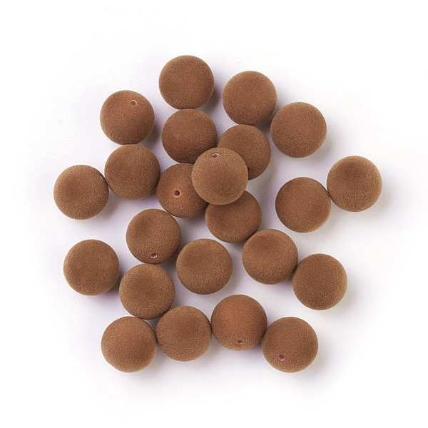PandaHall Flocky Acrylic Beads, Half Drilled, Round, Sienna, 14mm, Hole: 1.6mm Acrylic Round Brown
PandaHall Flocky Acrylic Beads, Half Drilled, Round, Sienna, 14mm, Hole: 1.6mm Acrylic Round Brown