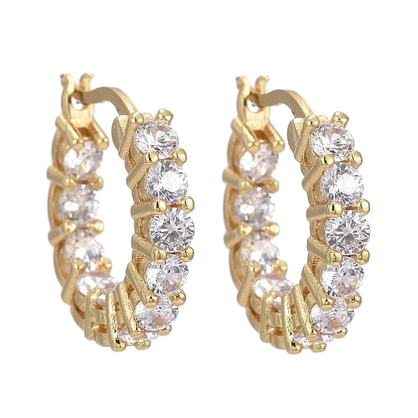PandaHall Brass Micro Pave Clear Cubic Zirconia Hoop Earrings, Long-Lasting Plated, Ring, Real 18K Gold Plated, 17.5x18.5x3mm, Pin: 0.5x1mm...
PandaHall Brass Micro Pave Clear Cubic Zirconia Hoop Earrings, Long-Lasting Plated, Ring, Real 18K Gold Plated, 17.5x18.5x3mm, Pin: 0.5x1mm...