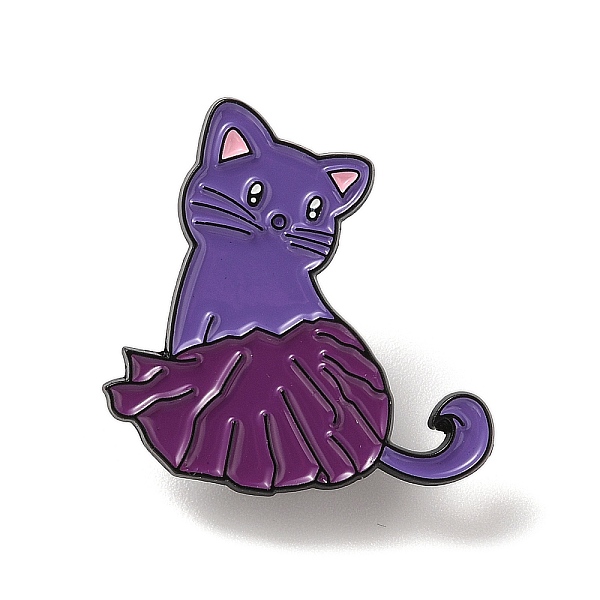 PandaHall Cat Shape Enamel Pins, Black Alloy Brooches for Backpack Clothes, Slate Blue, 30.5x30x1.5mm Alloy+Enamel Cat Shape
PandaHall Cat Shape Enamel Pins, Black Alloy Brooches for Backpack Clothes, Slate Blue, 30.5x30x1.5mm Alloy+Enamel Cat Shape