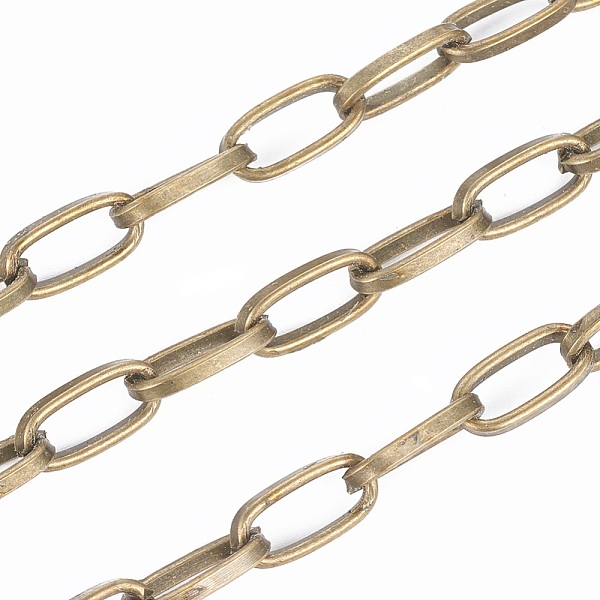 PandaHall Antique Bronze, 12x6x1.5mm, inner diameter: 10.5x5mm, about 328.08 Feet(100m)/roll Iron
PandaHall Antique Bronze, 12x6x1.5mm, inner diameter: 10.5x5mm, about 328.08 Feet(100m)/roll Iron