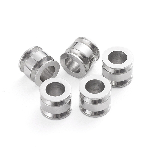 PandaHall 201 Stainless Steel Beads, Grooved Beads, Column, Stainless Steel Color, 10x9mm, Hole: 6mm 201 Stainless Steel Column
PandaHall 201 Stainless Steel Beads, Grooved Beads, Column, Stainless Steel Color, 10x9mm, Hole: 6mm 201 Stainless Steel Column