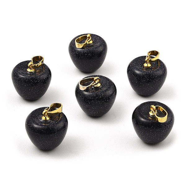 PandaHall Synthetic Blue Goldstone Teacher Apple Charms, with Golden Plated Brass Snap on Bails, 14.5x14mm, Hole: 6.5x4mm Blue Goldstone...
PandaHall Synthetic Blue Goldstone Teacher Apple Charms, with Golden Plated Brass Snap on Bails, 14.5x14mm, Hole: 6.5x4mm Blue Goldstone...