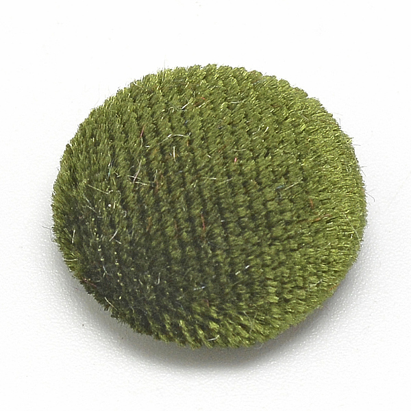 PandaHall Velvet Cloth Fabric Covered Cabochons, with Aluminum Bottom, Half Round/Dome, Olive Drab, 26~26.5x6.5mm Velvet Half Round
PandaHall Velvet Cloth Fabric Covered Cabochons, with Aluminum Bottom, Half Round/Dome, Olive Drab, 26~26.5x6.5mm Velvet Half Round