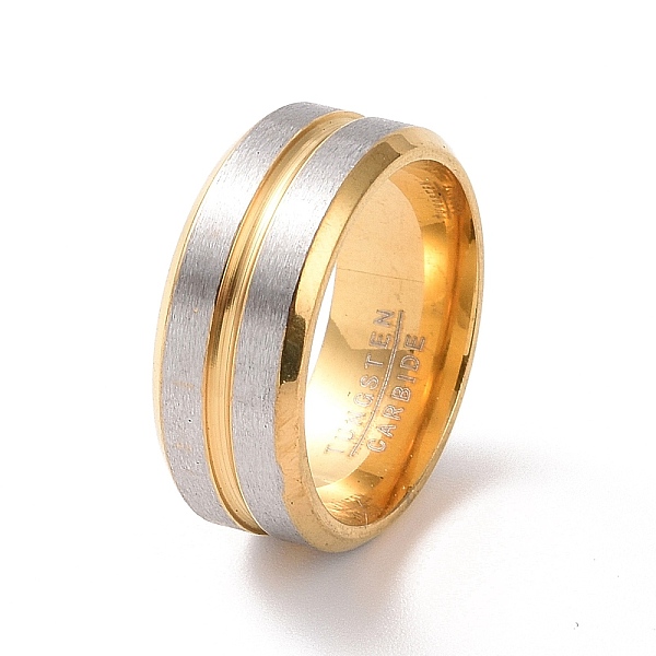 PandaHall Two Tone 201 Stainless Steel Grooved Line Finger Ring for Women, Golden & Stainless Steel Color, Inner Diameter: 17mm 201...
PandaHall Two Tone 201 Stainless Steel Grooved Line Finger Ring for Women, Golden & Stainless Steel Color, Inner Diameter: 17mm 201...