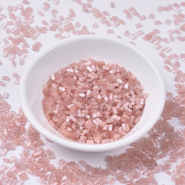 PandaHall MIYUKI Half TILA Beads, Japanese Seed Beads, 2 Hole, (HTL2557) Silk Pale Pink, 5x2.3x1.9mm, Hole: 0.8mm, about 250pcs/10g Glass...
PandaHall MIYUKI Half TILA Beads, Japanese Seed Beads, 2 Hole, (HTL2557) Silk Pale Pink, 5x2.3x1.9mm, Hole: 0.8mm, about 250pcs/10g Glass...