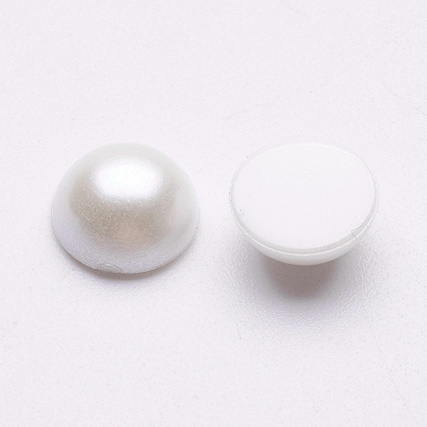 PandaHall Acrylic Cabochons, Imitated Pearl, Flat Round, White, 8x3mm Acrylic Flat Round White
PandaHall Acrylic Cabochons, Imitated Pearl, Flat Round, White, 8x3mm Acrylic Flat Round White