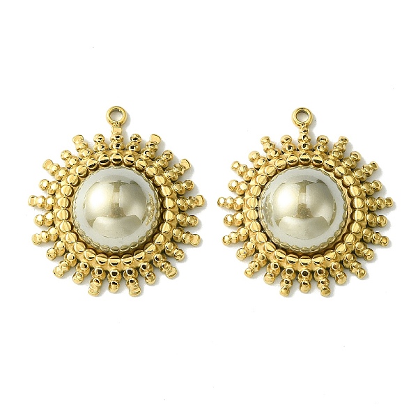 PandaHall Ion Plating(IP) 304 Stainless Steel Pave Shell Pearl Pendants, Sun Charms, Beige, Real 14K Gold Plated, 22x20x6.5mm, Hole: 1.2mm..., Yellow
PandaHall Ion Plating(IP) 304 Stainless Steel Pave Shell Pearl Pendants, Sun Charms, Beige, Real 14K Gold Plated, 22x20x6.5mm, Hole: 1.2mm..., Yellow