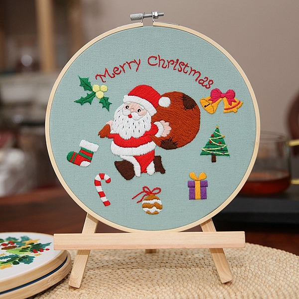 PandaHall DIY Christmas Theme Embroidery Kits, Including Printed Cotton Fabric, Embroidery Thread & Needles, Plastic Embroidery Hoop, Santa...
PandaHall DIY Christmas Theme Embroidery Kits, Including Printed Cotton Fabric, Embroidery Thread & Needles, Plastic Embroidery Hoop, Santa...