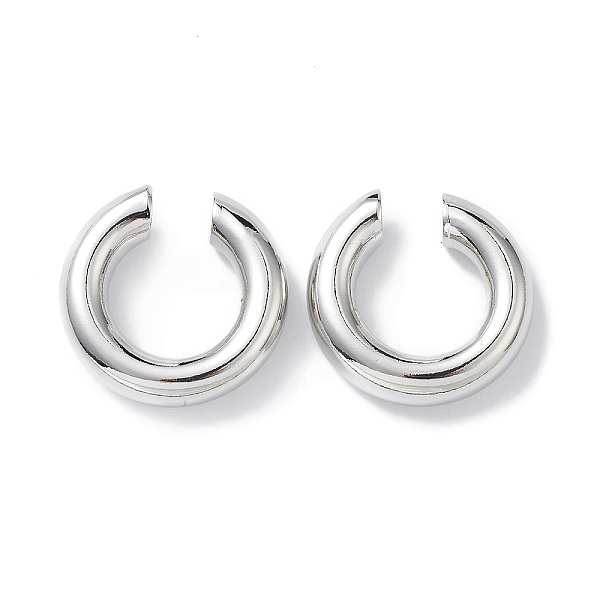 PandaHall Rack Plating Brass Ring Cuff Earrings for Women, Lead Free & Cadmium Free, Platinum, 24x6.5mm Brass
PandaHall Rack Plating Brass Ring Cuff Earrings for Women, Lead Free & Cadmium Free, Platinum, 24x6.5mm Brass
