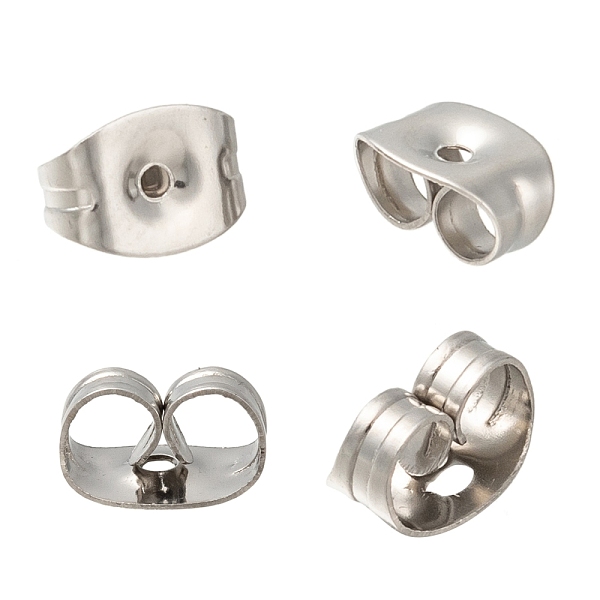 PandaHall 201 Stainless Steel Ear Nuts, Earring Backs, Stainless Steel Color, 6x4.5x3mm, Hole: 0.7mm 201 Stainless Steel
PandaHall 201 Stainless Steel Ear Nuts, Earring Backs, Stainless Steel Color, 6x4.5x3mm, Hole: 0.7mm 201 Stainless Steel