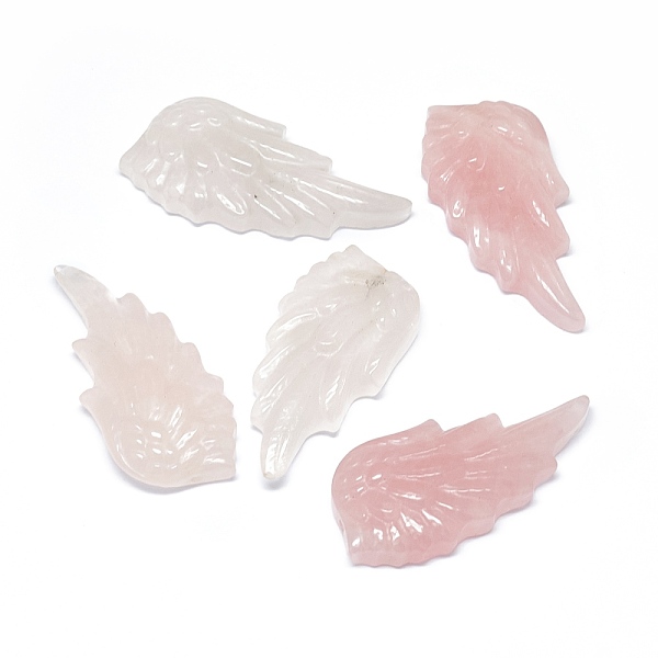 PandaHall Natural Rose Quartz Beads, Half Drilled, Wing, 43~44x23x8mm, Hole: 1.2~1.4mm Rose Quartz Wing
PandaHall Natural Rose Quartz Beads, Half Drilled, Wing, 43~44x23x8mm, Hole: 1.2~1.4mm Rose Quartz Wing