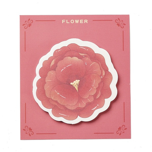 PandaHall 30 Sheets Rose Shape Memo Pad Sticky Notes, Sticker Tabs, for Office School Reading, Light Coral, 58x57x0.1mm Paper Flower
PandaHall 30 Sheets Rose Shape Memo Pad Sticky Notes, Sticker Tabs, for Office School Reading, Light Coral, 58x57x0.1mm Paper Flower