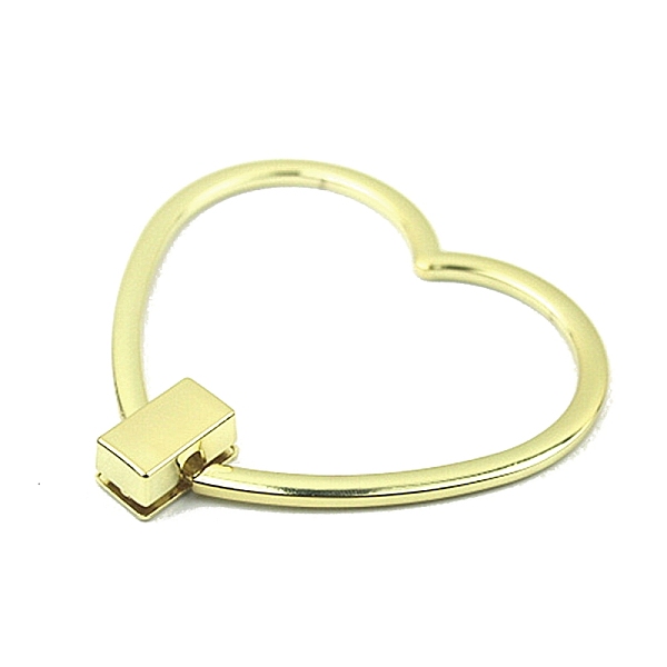 PandaHall Heart Zinc Alloy Bag Handles, for Bag Straps Replacement Accessories, Light Gold, Heart: 7.9x9.25x0.35cm, Inner Diameter...
PandaHall Heart Zinc Alloy Bag Handles, for Bag Straps Replacement Accessories, Light Gold, Heart: 7.9x9.25x0.35cm, Inner Diameter...