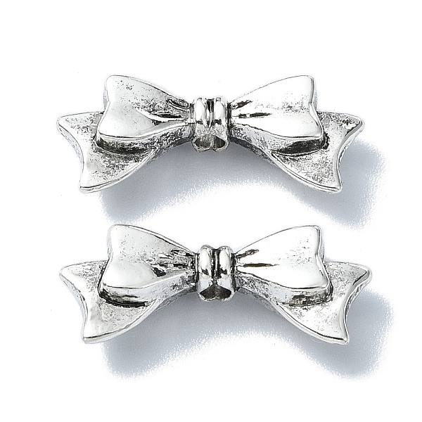 PandaHall Tibetan Style Alloy Beads, Bowknot, Antique Silver, 8x19.5x4mm, Hole: 1.8mm, about 337pcs/500g Alloy Bowknot
PandaHall Tibetan Style Alloy Beads, Bowknot, Antique Silver, 8x19.5x4mm, Hole: 1.8mm, about 337pcs/500g Alloy Bowknot