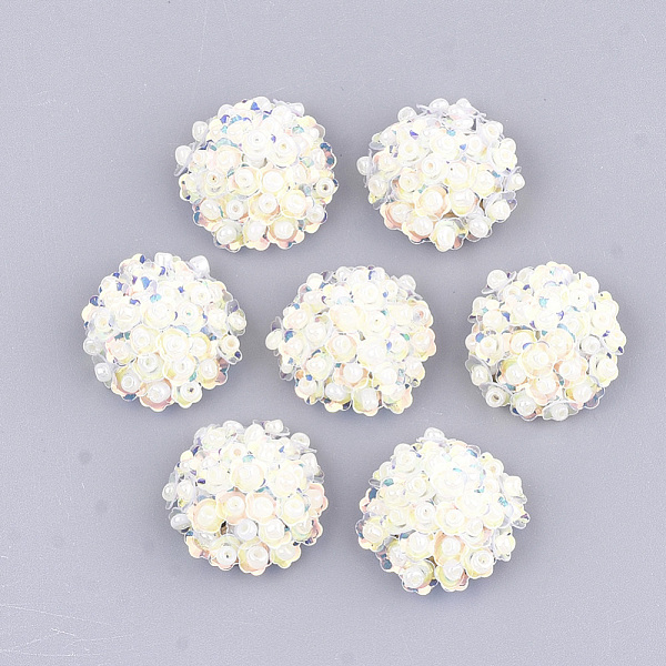 PandaHall Glass Seed Beads Cabochons, with Sequins and Iron Sieve Findings, Light Gold, Mixed Color, 19~21x10~11mm Glass Others Multicolor
PandaHall Glass Seed Beads Cabochons, with Sequins and Iron Sieve Findings, Light Gold, Mixed Color, 19~21x10~11mm Glass Others Multicolor