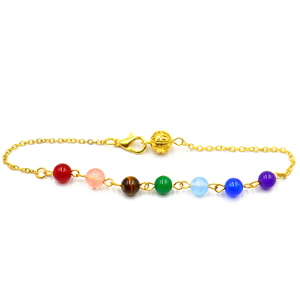 PandaHall Natural Mixed Gemstone Round Beaded Dowsing Pendulum Pendant Decorations, Chakra Yoga Theme Jewelry for Home Display, Golden...
PandaHall Natural Mixed Gemstone Round Beaded Dowsing Pendulum Pendant Decorations, Chakra Yoga Theme Jewelry for Home Display, Golden...