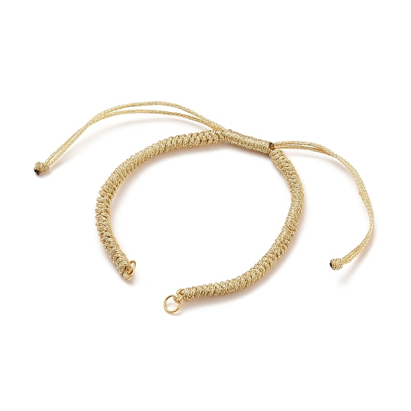 PandaHall Adjustable Braided Polyester Cord Bracelet Making, with 304 Stainless Steel Open Jump Rings, Wheat, Single Chain Length: about..., Orange
PandaHall Adjustable Braided Polyester Cord Bracelet Making, with 304 Stainless Steel Open Jump Rings, Wheat, Single Chain Length: about..., Orange