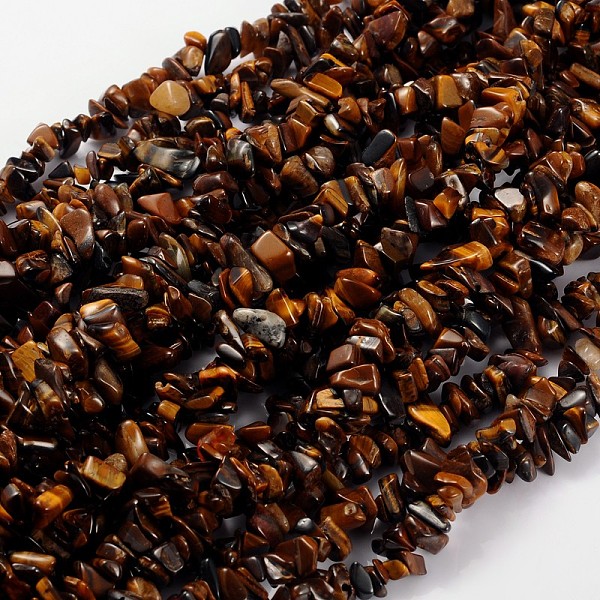 PandaHall Natural Tiger Eye Beads Strands, 5~8mm, Hole: 0.3mm, 31 inch Tiger Eye Chip Gold
PandaHall Natural Tiger Eye Beads Strands, 5~8mm, Hole: 0.3mm, 31 inch Tiger Eye Chip Gold