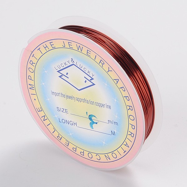 PandaHall Round Copper Jewelry Wire, Saddle Brown, 20 Gauge, 0.8mm, about 9.84 Feet(3m)/roll Copper Round Brown
PandaHall Round Copper Jewelry Wire, Saddle Brown, 20 Gauge, 0.8mm, about 9.84 Feet(3m)/roll Copper Round Brown