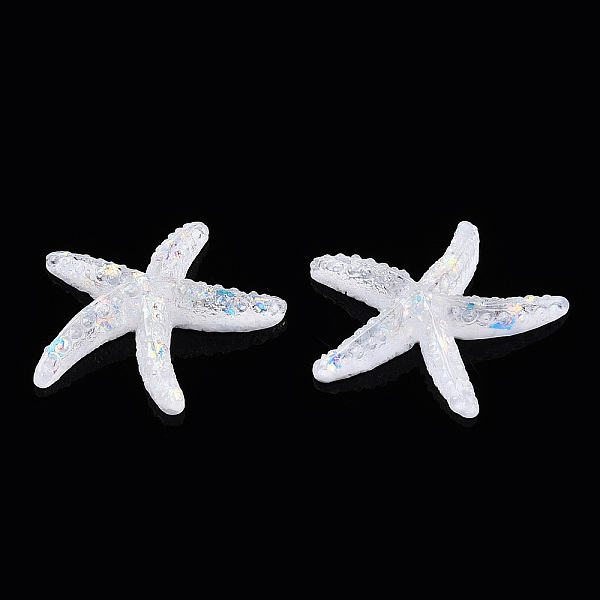 PandaHall Opaque Resin Cabochons, Starfish/Sea Stars, White, 38x39x6mm Resin Starfish White
PandaHall Opaque Resin Cabochons, Starfish/Sea Stars, White, 38x39x6mm Resin Starfish White