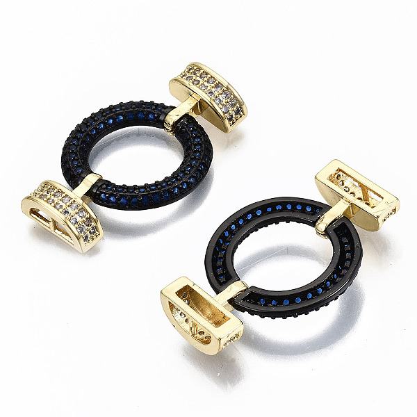 PandaHall Brass Micro Pave Cubic Zirconia Links Connectors, Cadmium Free & Nickel Free & Lead Free, Real 16K Gold Plated, Ring, Royal Blue &...
PandaHall Brass Micro Pave Cubic Zirconia Links Connectors, Cadmium Free & Nickel Free & Lead Free, Real 16K Gold Plated, Ring, Royal Blue &...