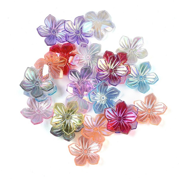 PandaHall UV Plating Acrylic Beads Cap, Iridescent, Flower/Leaf, Mixed Color, 24x23x5mm, Hole: 2mm, about 454pcs/500g Acrylic Multicolor
PandaHall UV Plating Acrylic Beads Cap, Iridescent, Flower/Leaf, Mixed Color, 24x23x5mm, Hole: 2mm, about 454pcs/500g Acrylic Multicolor