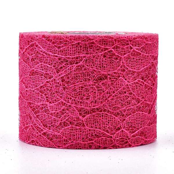 PandaHall Sparkle Lace Fabric Ribbons, with Glitter Powder, for Wedding Party Decoration, Skirts Decoration Making, Hot Pink, 2 inch(5cm)...
PandaHall Sparkle Lace Fabric Ribbons, with Glitter Powder, for Wedding Party Decoration, Skirts Decoration Making, Hot Pink, 2 inch(5cm)...