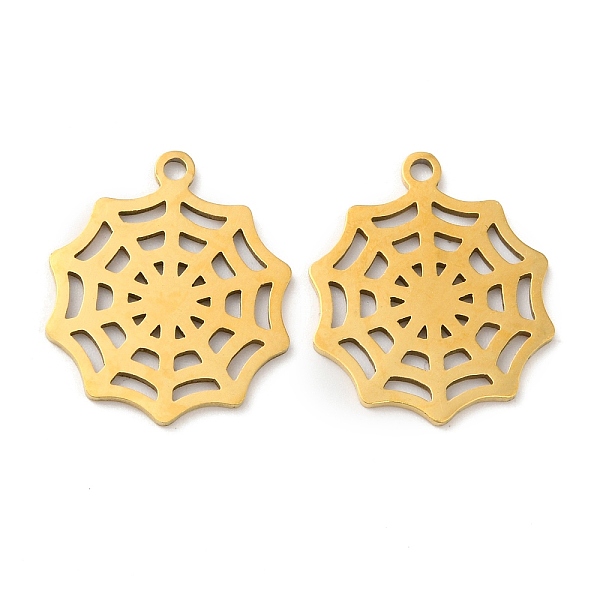 PandaHall 201 Stainless Steel Pendants, Spider Web Charm, Golden, 15x18x0.8mm, Hole: 1.4mm 201 Stainless Steel Others
PandaHall 201 Stainless Steel Pendants, Spider Web Charm, Golden, 15x18x0.8mm, Hole: 1.4mm 201 Stainless Steel Others