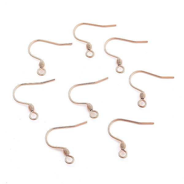 PandaHall 304 Stainless Steel Earring Hooks, Ear Wire, with Horizontal Loop, Rose Gold, 16mm, Hole: 1.8mm, 21 Gauge, Pin: 0.7mm 304...
PandaHall 304 Stainless Steel Earring Hooks, Ear Wire, with Horizontal Loop, Rose Gold, 16mm, Hole: 1.8mm, 21 Gauge, Pin: 0.7mm 304...