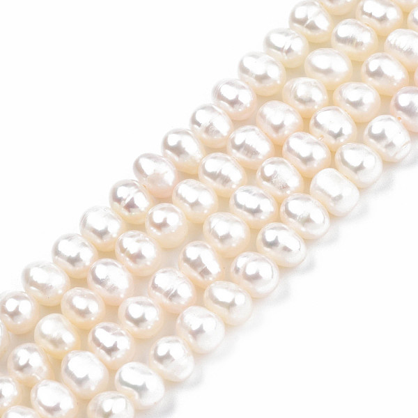 PandaHall Natural Cultured Freshwater Pearl Beads Strands, Potato, Seashell Color, 3.5~5x4.5~6x4~5mm, Hole: 0.7mm, about 65~69pcs/strand...
PandaHall Natural Cultured Freshwater Pearl Beads Strands, Potato, Seashell Color, 3.5~5x4.5~6x4~5mm, Hole: 0.7mm, about 65~69pcs/strand...