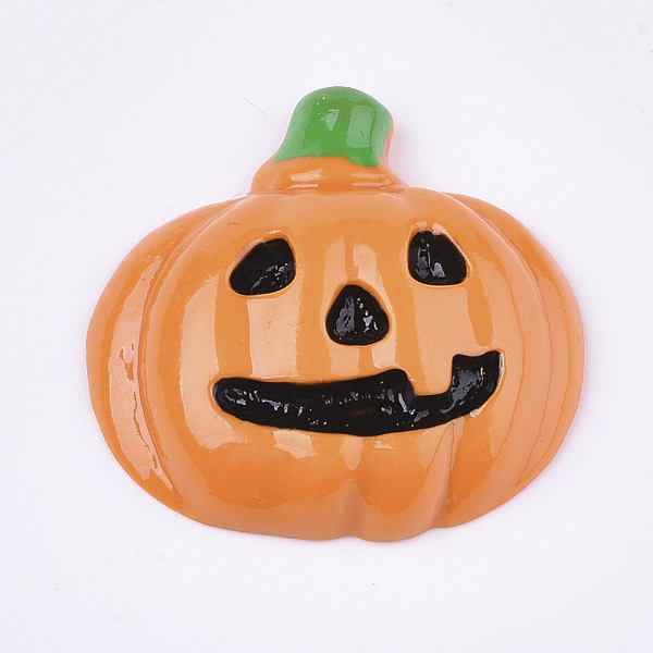PandaHall Resin Cabochons, Halloween Pumpkin Jack-O'-Lantern Lamp, Dark Orange, 25.5x26.5x7mm Resin Pumpkin Orange
PandaHall Resin Cabochons, Halloween Pumpkin Jack-O'-Lantern Lamp, Dark Orange, 25.5x26.5x7mm Resin Pumpkin Orange