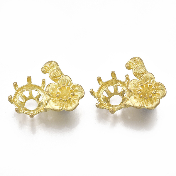 PandaHall Brass Cabochon Rhinestone Settings, Nickel Free, Flower, Raw(Unplated), fit for 3~8mm Rhinestone, 16x20.5x7mm Brass Flower
PandaHall Brass Cabochon Rhinestone Settings, Nickel Free, Flower, Raw(Unplated), fit for 3~8mm Rhinestone, 16x20.5x7mm Brass Flower