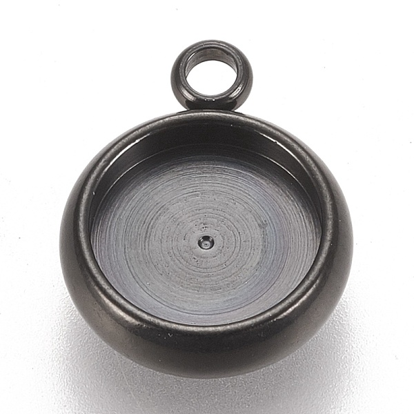 PandaHall 304 Stainless Steel Pendant Cabochon Settings, Lace Edge Bezel Cups, Flat Round, Electrophoresis Black, Tray: 8mm, 13x10.5x3mm...
PandaHall 304 Stainless Steel Pendant Cabochon Settings, Lace Edge Bezel Cups, Flat Round, Electrophoresis Black, Tray: 8mm, 13x10.5x3mm...