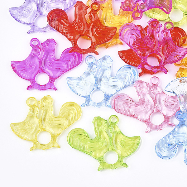 PandaHall Transparent Acrylic Pendants, Chicken, Mixed Color, 32x42x4mm, Hole: 2.5mm, about 228pcs/500g Acrylic Other Animal Multicolor
PandaHall Transparent Acrylic Pendants, Chicken, Mixed Color, 32x42x4mm, Hole: 2.5mm, about 228pcs/500g Acrylic Other Animal Multicolor