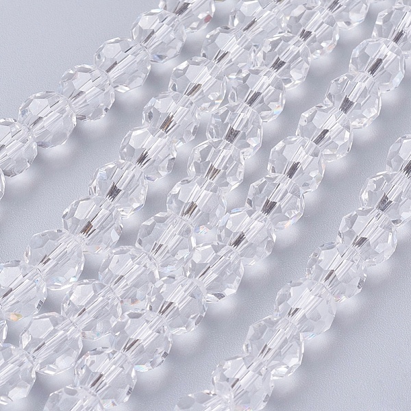 PandaHall Faceted(32 Facets) Glass Round Beads Strands, Clear, 8mm, Hole: 1mm, about 70~72pcs/strand, 22.6 inch Glass Round Clear
PandaHall Faceted(32 Facets) Glass Round Beads Strands, Clear, 8mm, Hole: 1mm, about 70~72pcs/strand, 22.6 inch Glass Round Clear