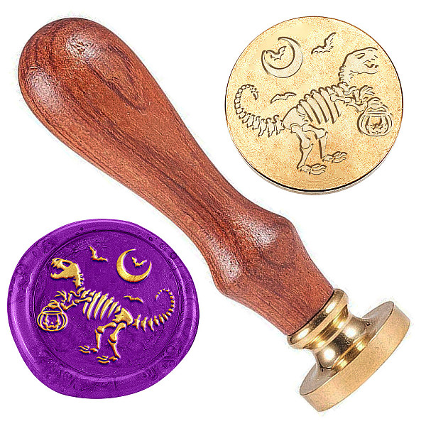 PandaHall DELORIGIN Dinosaur Wax Sealing Stamp, 1" Brass Wax Seal Stamp Head with Wooden Handle Halloween Wax Stamp for Invitation Cards..., Brown
PandaHall DELORIGIN Dinosaur Wax Sealing Stamp, 1" Brass Wax Seal Stamp Head with Wooden Handle Halloween Wax Stamp for Invitation Cards..., Brown