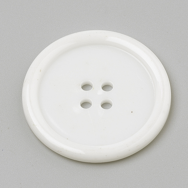 PandaHall 4-Hole Acrylic Buttons, Flat Round, White, 38x4mm, Hole: 3mm Acrylic Flat Round White
PandaHall 4-Hole Acrylic Buttons, Flat Round, White, 38x4mm, Hole: 3mm Acrylic Flat Round White