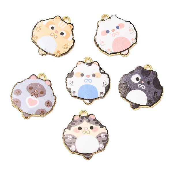 PandaHall Alloy Enamel Pendants, Cadmium Free & Nickel Free & Lead Free, Golden, Cat Charm, Mixed Color, 22x19.5x2.5mm, Hole: 1.4mm..., Multicolor
PandaHall Alloy Enamel Pendants, Cadmium Free & Nickel Free & Lead Free, Golden, Cat Charm, Mixed Color, 22x19.5x2.5mm, Hole: 1.4mm..., Multicolor