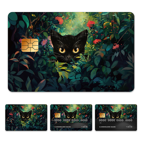 PandaHall Plastic Waterproof Card Stickers, Self-adhesion Card Skin for Bank Card Decor, Rectangle, Cat Shape, 140x190mm Plastic Cat Shape
PandaHall Plastic Waterproof Card Stickers, Self-adhesion Card Skin for Bank Card Decor, Rectangle, Cat Shape, 140x190mm Plastic Cat Shape