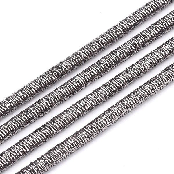 PandaHall Polyester & Cotton Cords, with Iron Chain inside, Rosy Brown, 4mm, about 54.68 yards(50m)/bundle Polyester+Metallic Cord Brown
PandaHall Polyester & Cotton Cords, with Iron Chain inside, Rosy Brown, 4mm, about 54.68 yards(50m)/bundle Polyester+Metallic Cord Brown