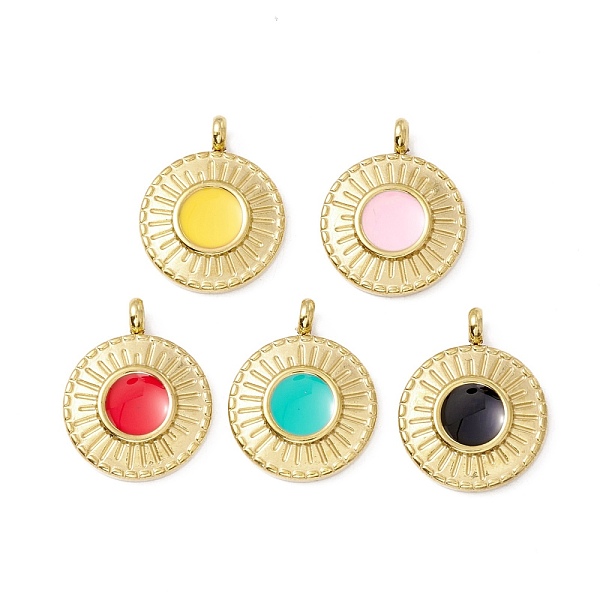 PandaHall Vacuum Plating 304 Stainless Steel Enamel Pendants, Light Gold, Flat Round, Mixed Color, 19x15x4mm, Hole: 2.4mm Stainless..., Multicolor
PandaHall Vacuum Plating 304 Stainless Steel Enamel Pendants, Light Gold, Flat Round, Mixed Color, 19x15x4mm, Hole: 2.4mm Stainless..., Multicolor